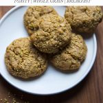This breakfast cookies recipe is loaded with all kinds of whole grains but they are still tasty cookies. Don't miss my banana breakfast cookies variation..