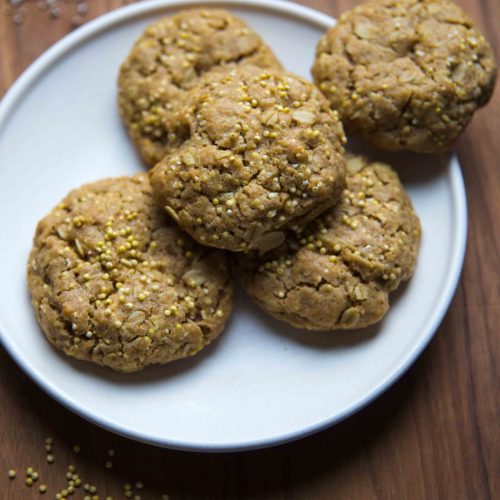 Add cooking amaranth to your to-do list. Here popped amaranth gets baked into a Four Grain Breakfast Cookies recipe that also includes a variation for banana breakfast cookies.